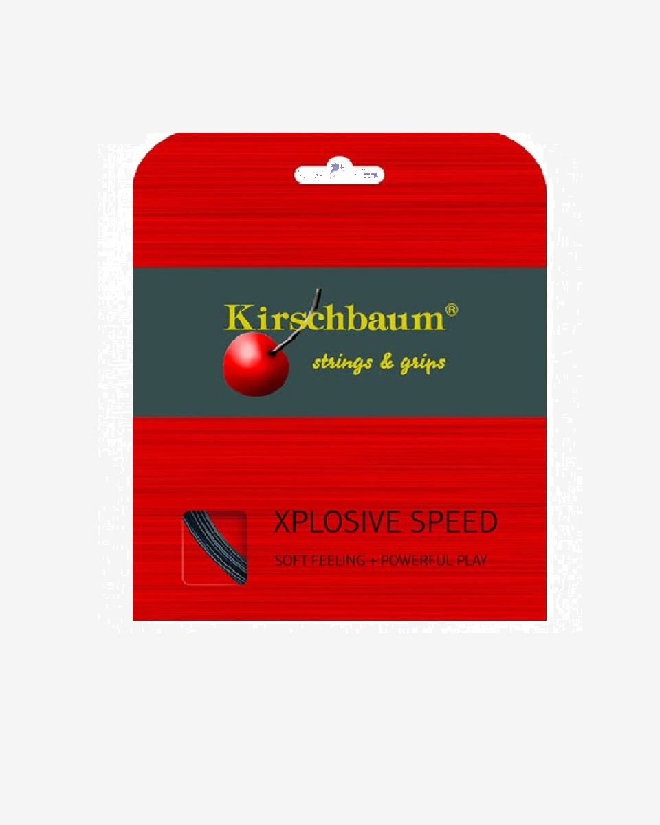 KİRSCHBAUM - Kirschbaum Xplosive Speed Black Tekli Kordaj 12mt