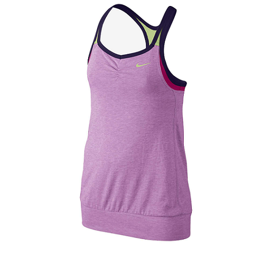 NIKE - Nike Dri-fit Cool 2 in 1 Kız Çocuk Tank-Purple