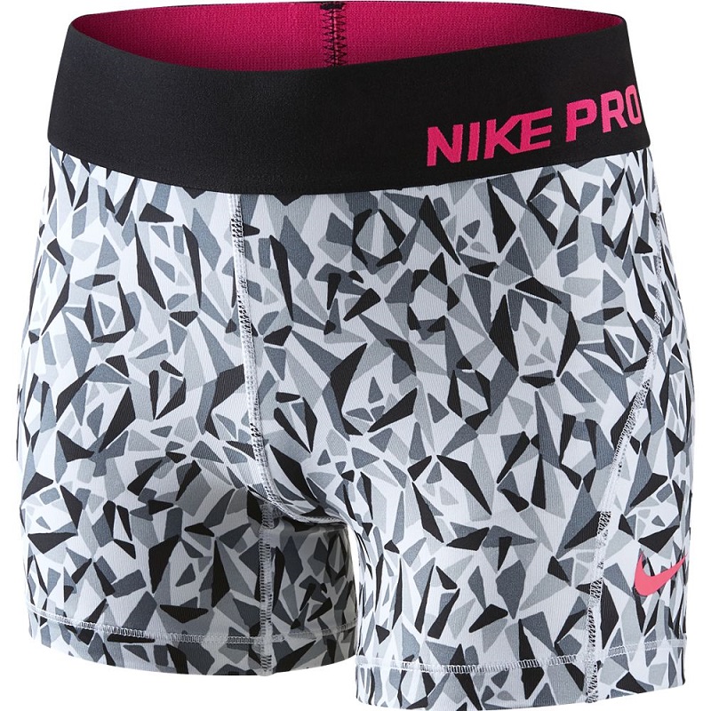 NIKE - Nike Pro Cool Allover Kız Çocuk Tayt-Siyah