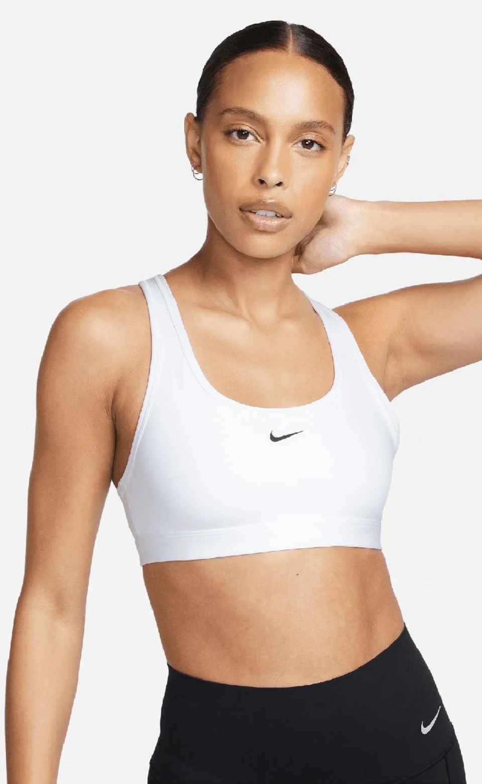 NIKE - Nike Swoosh Light Support Dolgusuz Kadın Spor Sütyeni