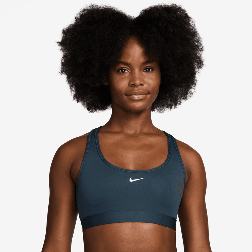 NIKE - Nike Swoosh Light Support Dolgusuz Kadın Spor Sütyeni
