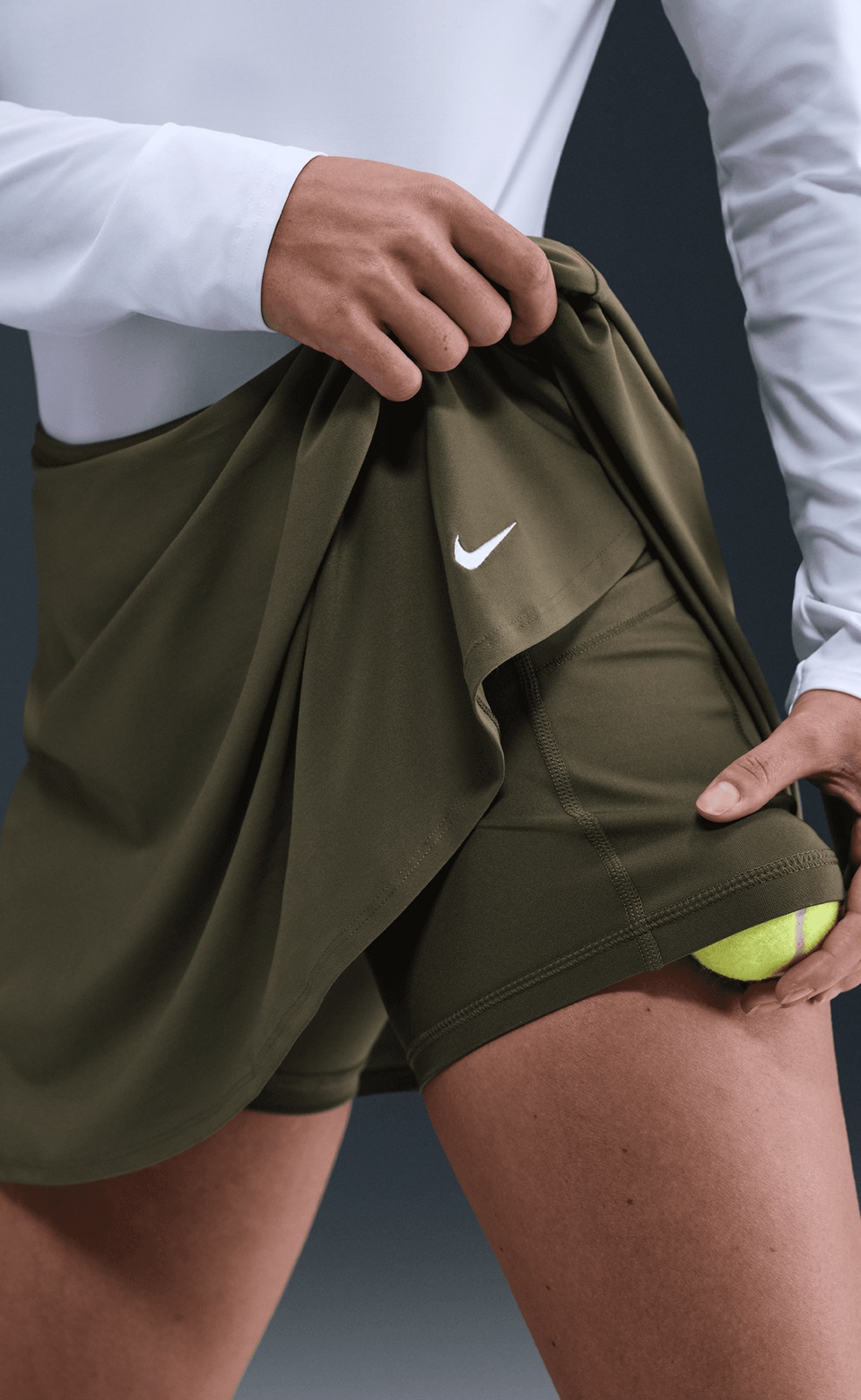 Nike Victory Dri-FIT Fırfırlı Kadın Tenis Eteği 