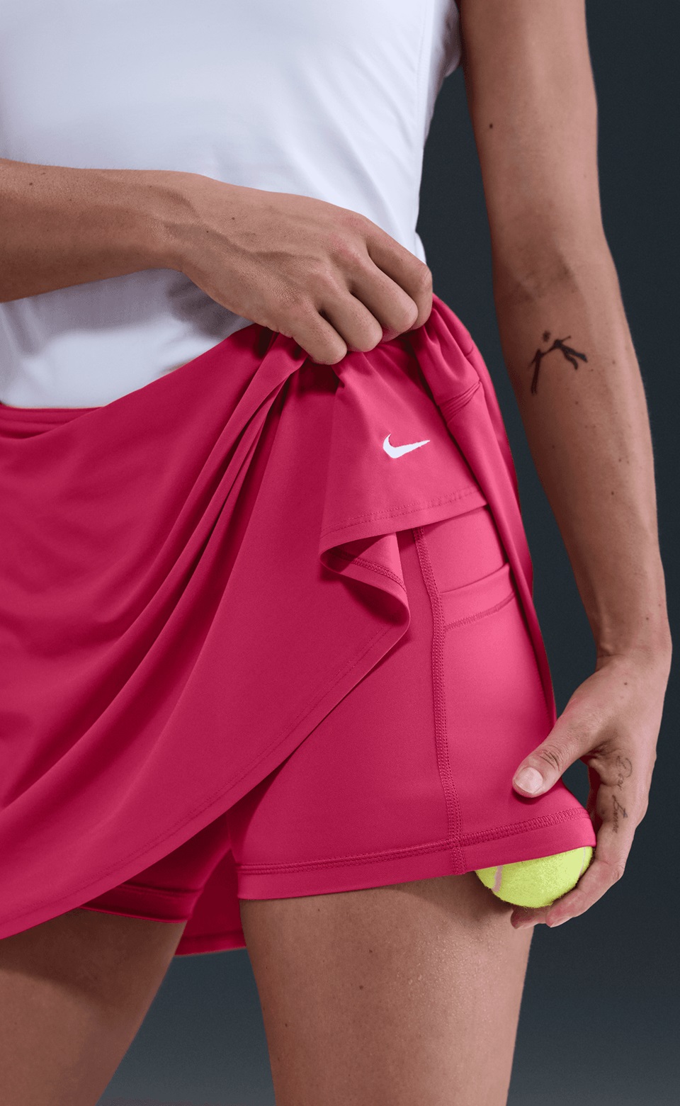 Nike Victory Dri-FIT Fırfırlı Kadın Tenis Eteği 