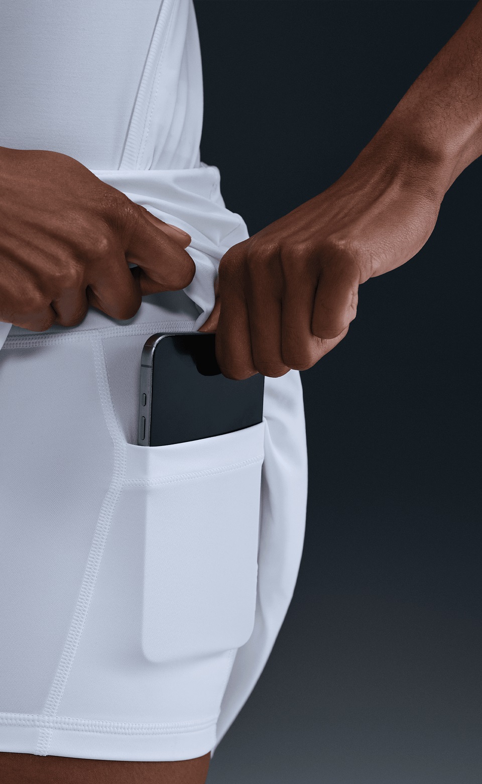 Nike Victory Dri-FIT Normal Belli Fırfırlı Kadın Eteği