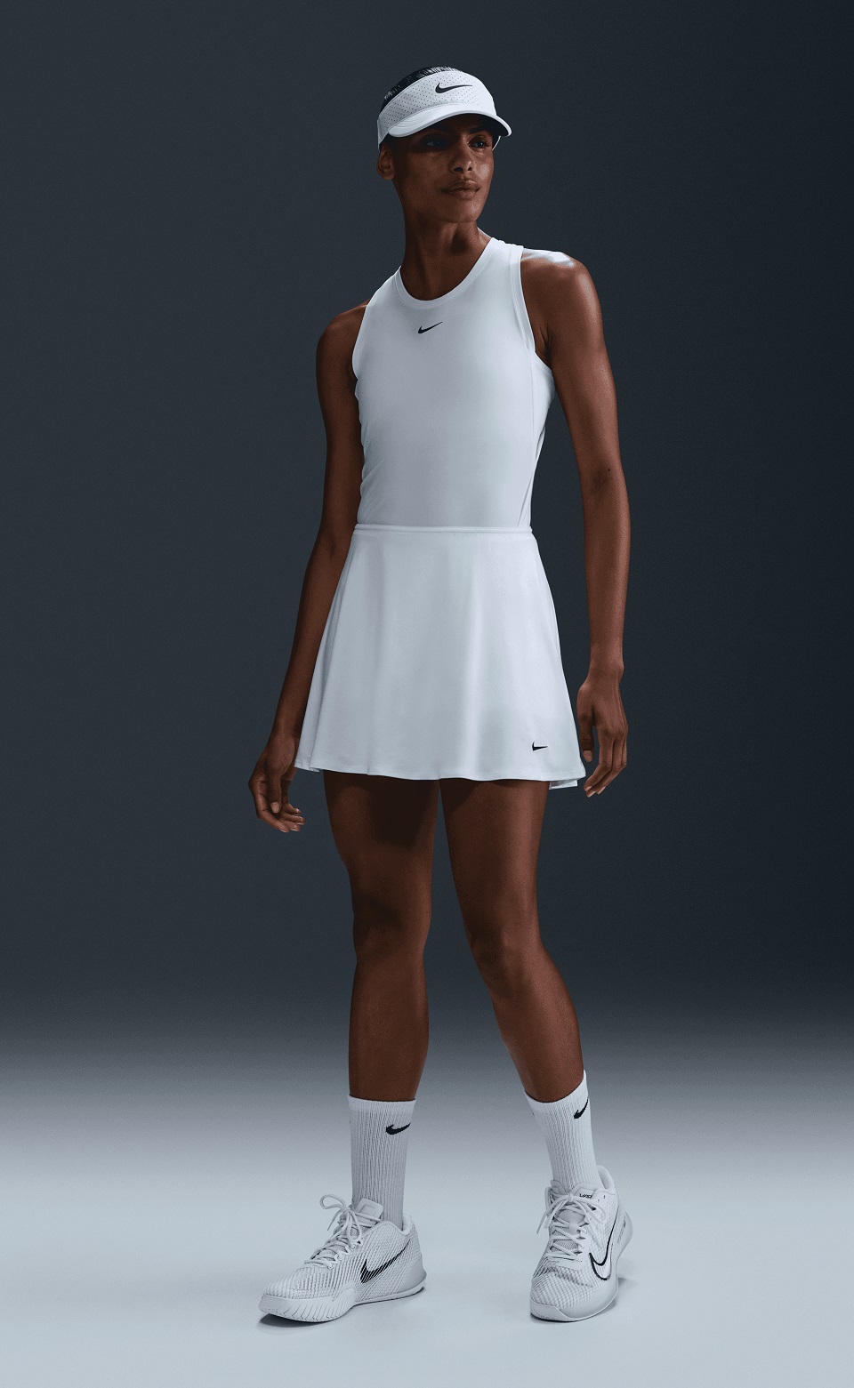 NIKE - Nike Victory Dri-FIT Normal Belli Fırfırlı Kadın Eteği