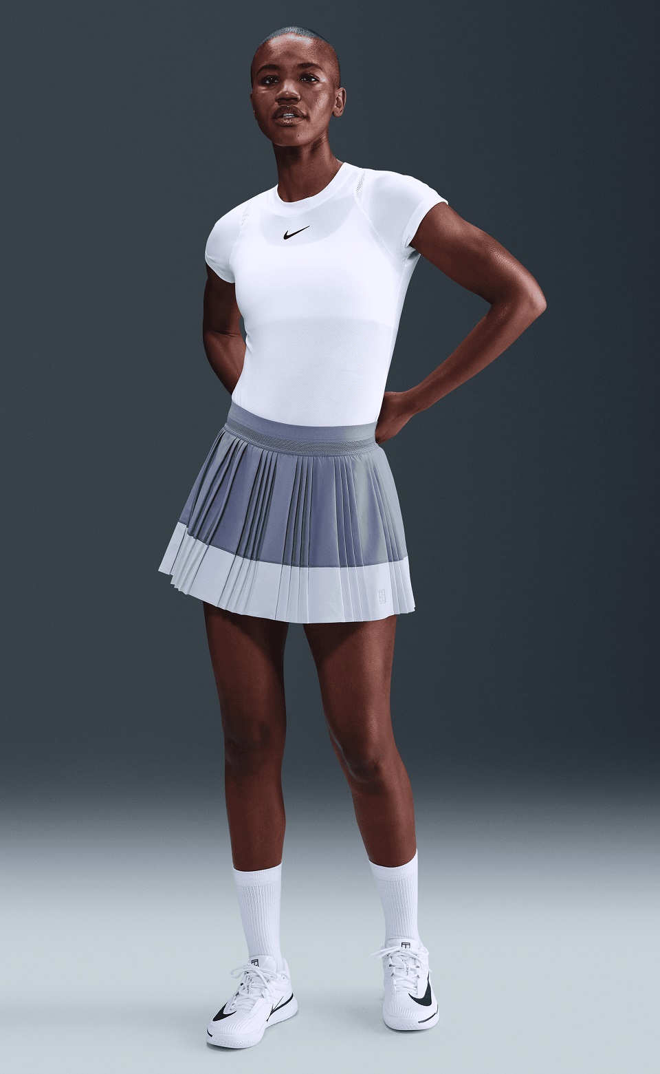 NIKE - NikeCourt Ace Advantage Dri-FIT Pileli Kadın Tenis Eteği