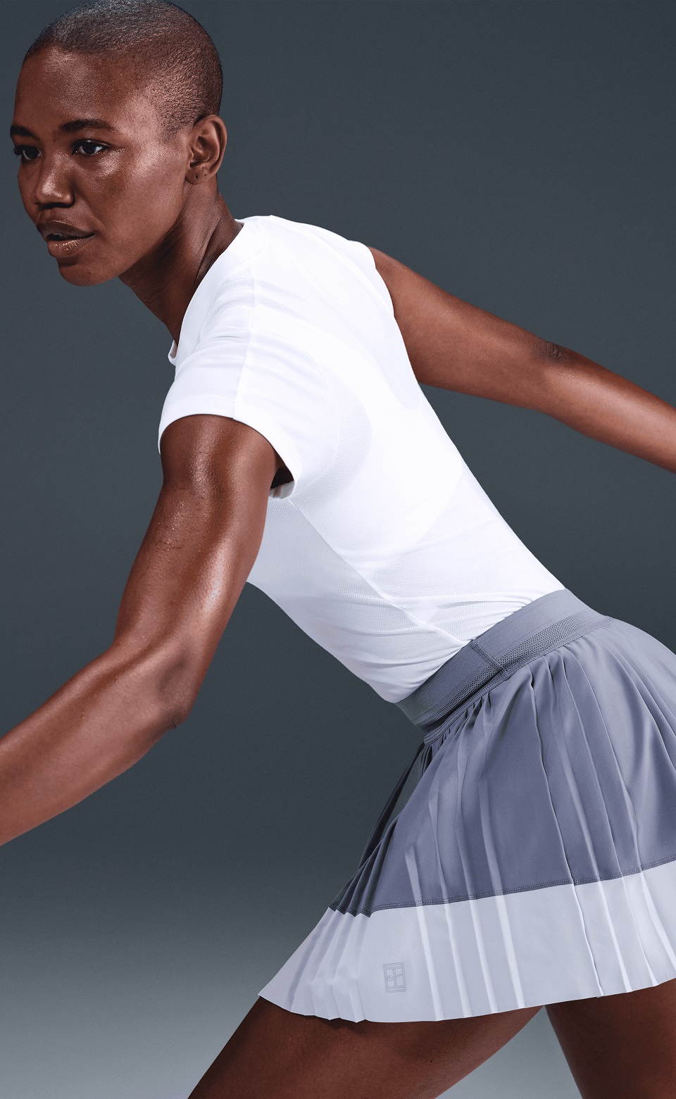 NikeCourt Ace Advantage Dri-FIT Pileli Kadın Tenis Eteği