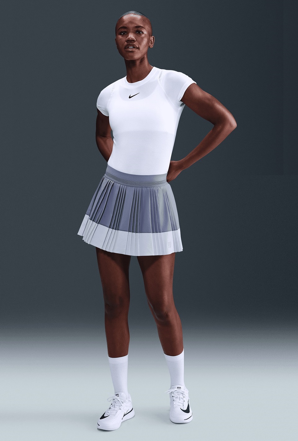 NikeCourt Ace Advantage Dri-FIT Pileli Kadın Tenis Eteği