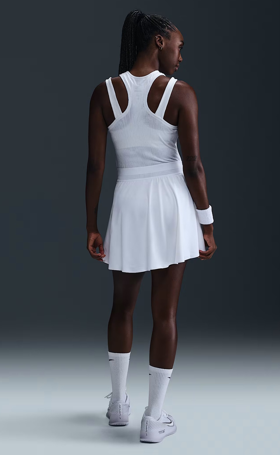 NikeCourt Ace Advantage Dri-FIT Yüksek Belli Kadın Tenis Eteği