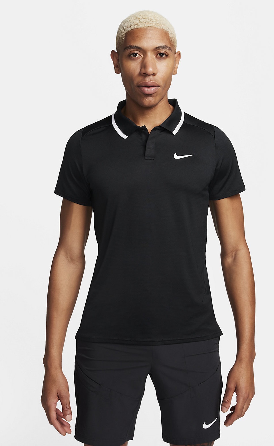 NIKE - NikeCourt Advantage Dri-FIT Erkek Tenis Polo Üstü