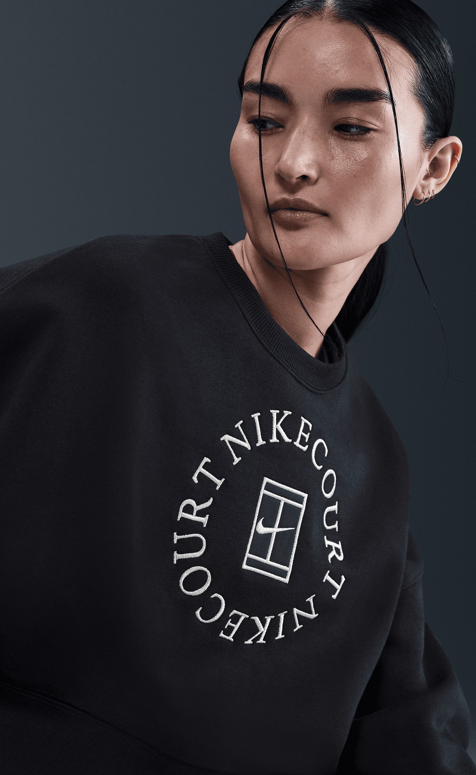NikeCourt Heritage Phoenix Fleece Kadın Sweatshirt