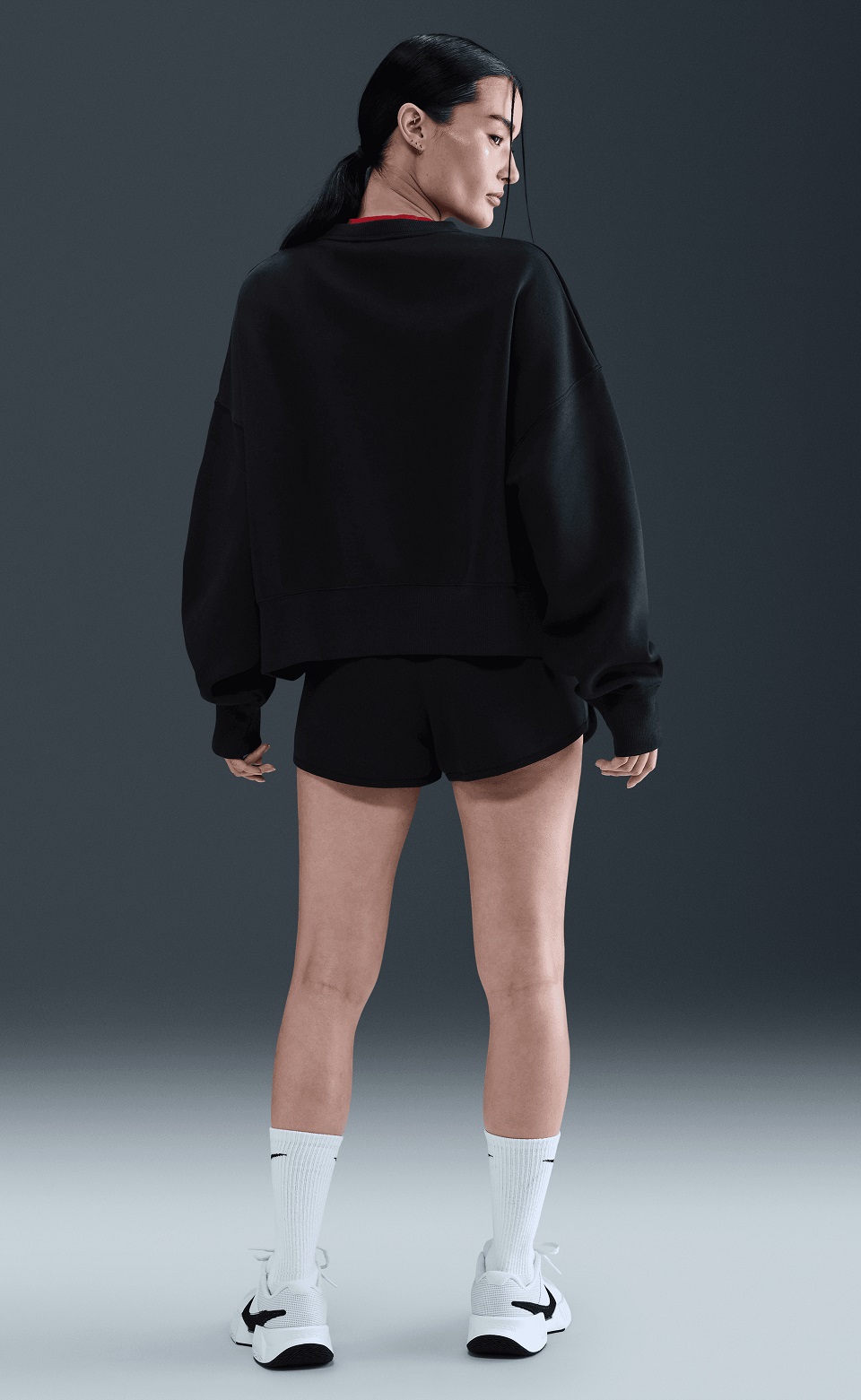 NikeCourt Heritage Phoenix Fleece Kadın Sweatshirt