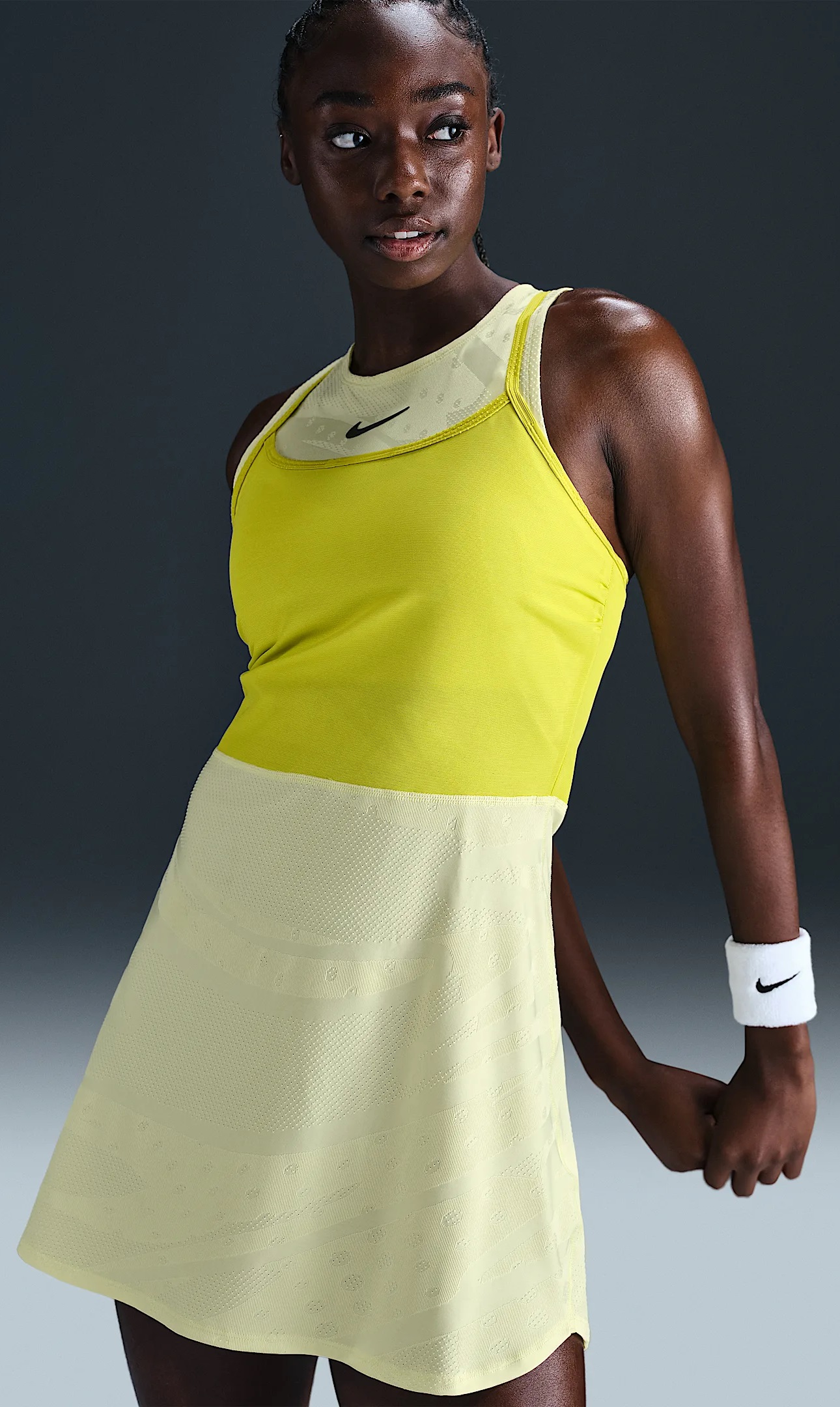 NikeCourt Slam Dri-FIT Kadın Tenis Elbisesi
