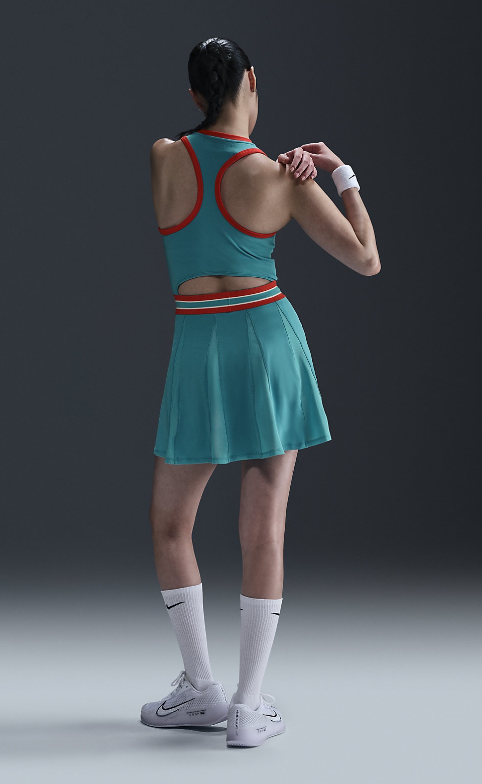 NikeCourt Slam Dri-FIT Kadın Tenis Elbisesi