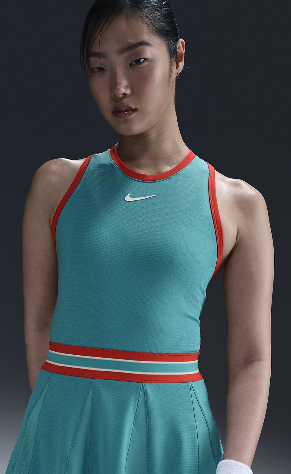 NikeCourt Slam Dri-FIT Kadın Tenis Elbisesi