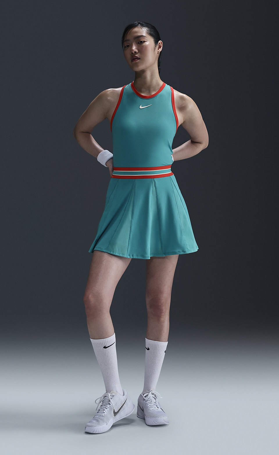 NIKE - NikeCourt Slam Dri-FIT Kadın Tenis Elbisesi