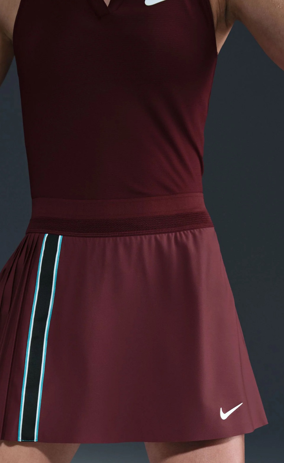 NikeCourt Slam Dri-FIT Kadın Tenis Eteği