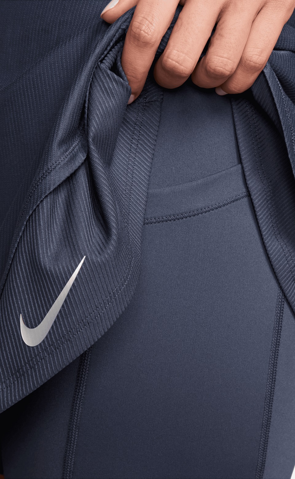 NikeCourt Slam Dri-FIT Yüksek Belli Kadın Tenis Eteği
