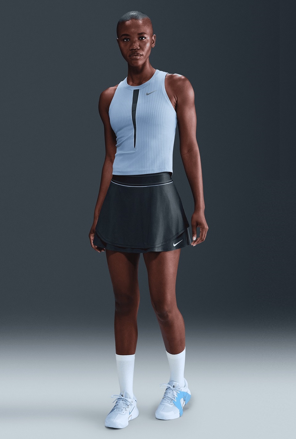 NikeCourt Slam Dri-FIT Yüksek Belli Kadın Tenis Eteği