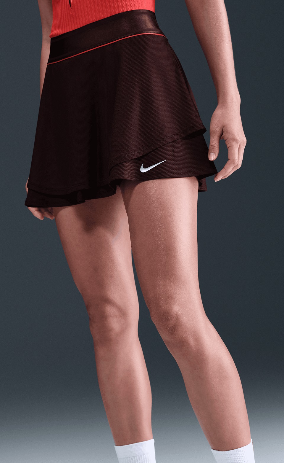 NikeCourt Slam Dri-FIT Yüksek Belli Kadın Tenis Eteği HJ8984-652