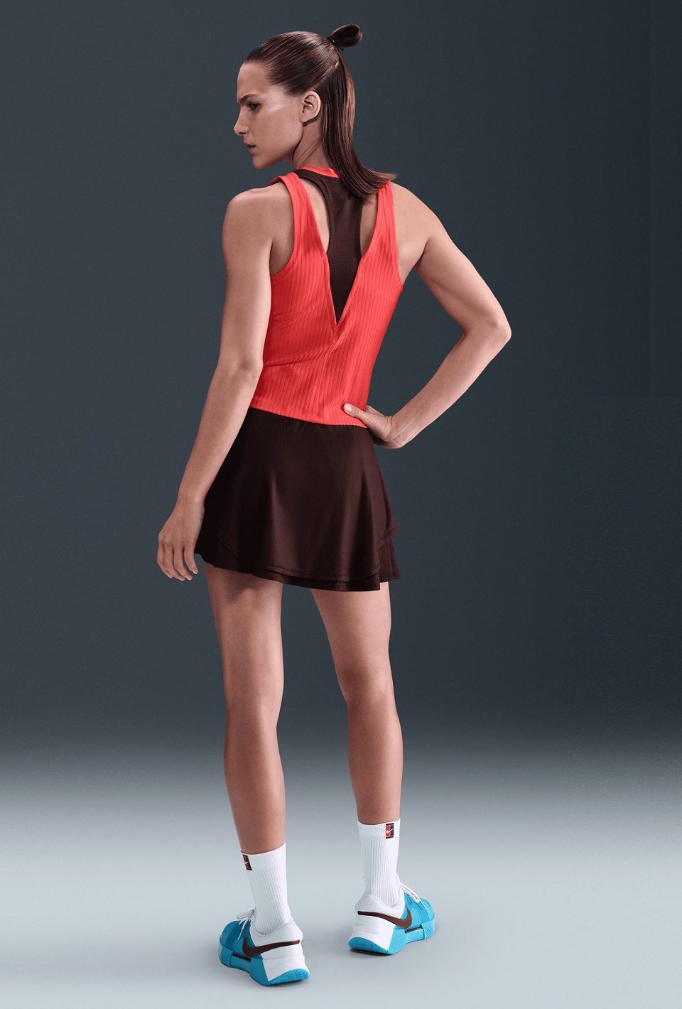 NikeCourt Slam Dri-FIT Yüksek Belli Kadın Tenis Eteği  - 2