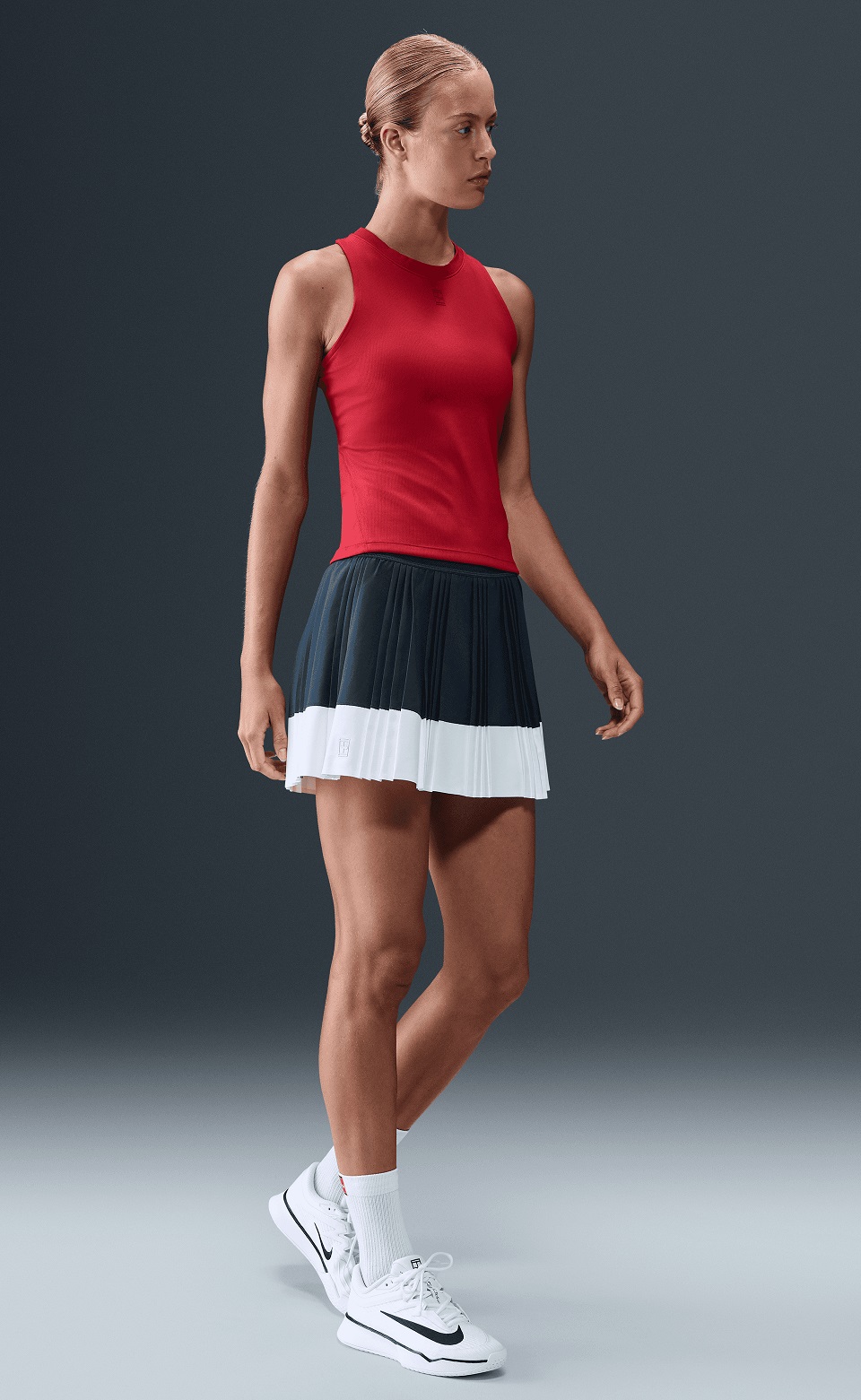 NIKE - NikeCourt Ace Advantage Dri-FIT Pileli Kadın Tenis Eteği
