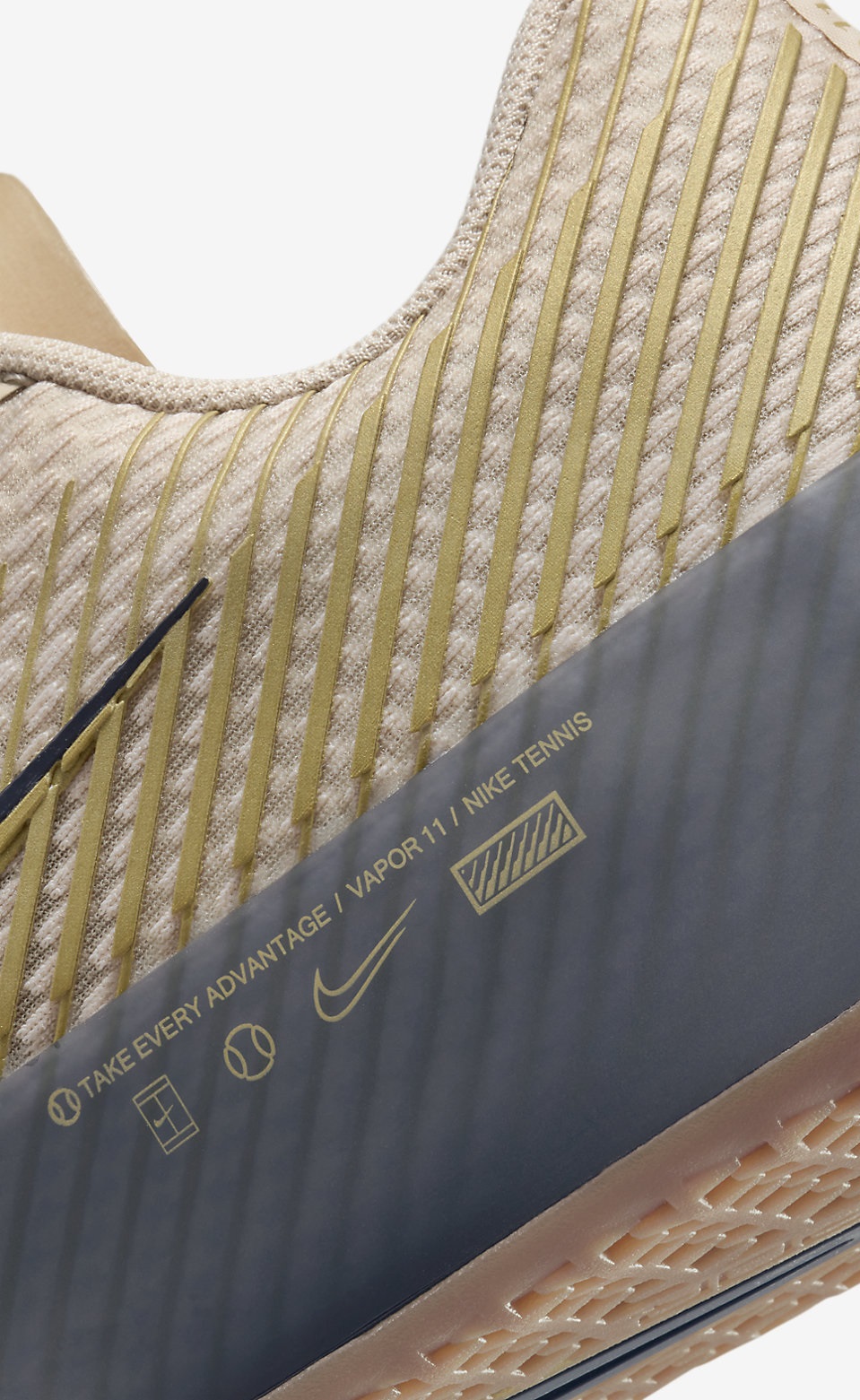 NikeCourt Vapor 11 Premium Toprak Kort Erkek Tenis Ayakkabısı - 7