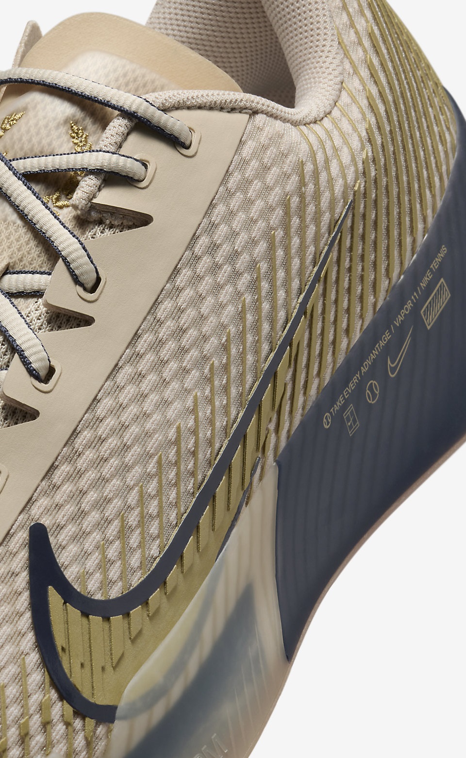 NikeCourt Vapor 11 Premium Toprak Kort Erkek Tenis Ayakkabısı - 8