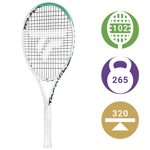 Tecnifibre - Tecnifibre Tempo 265 Beyaz Tenis Raketi