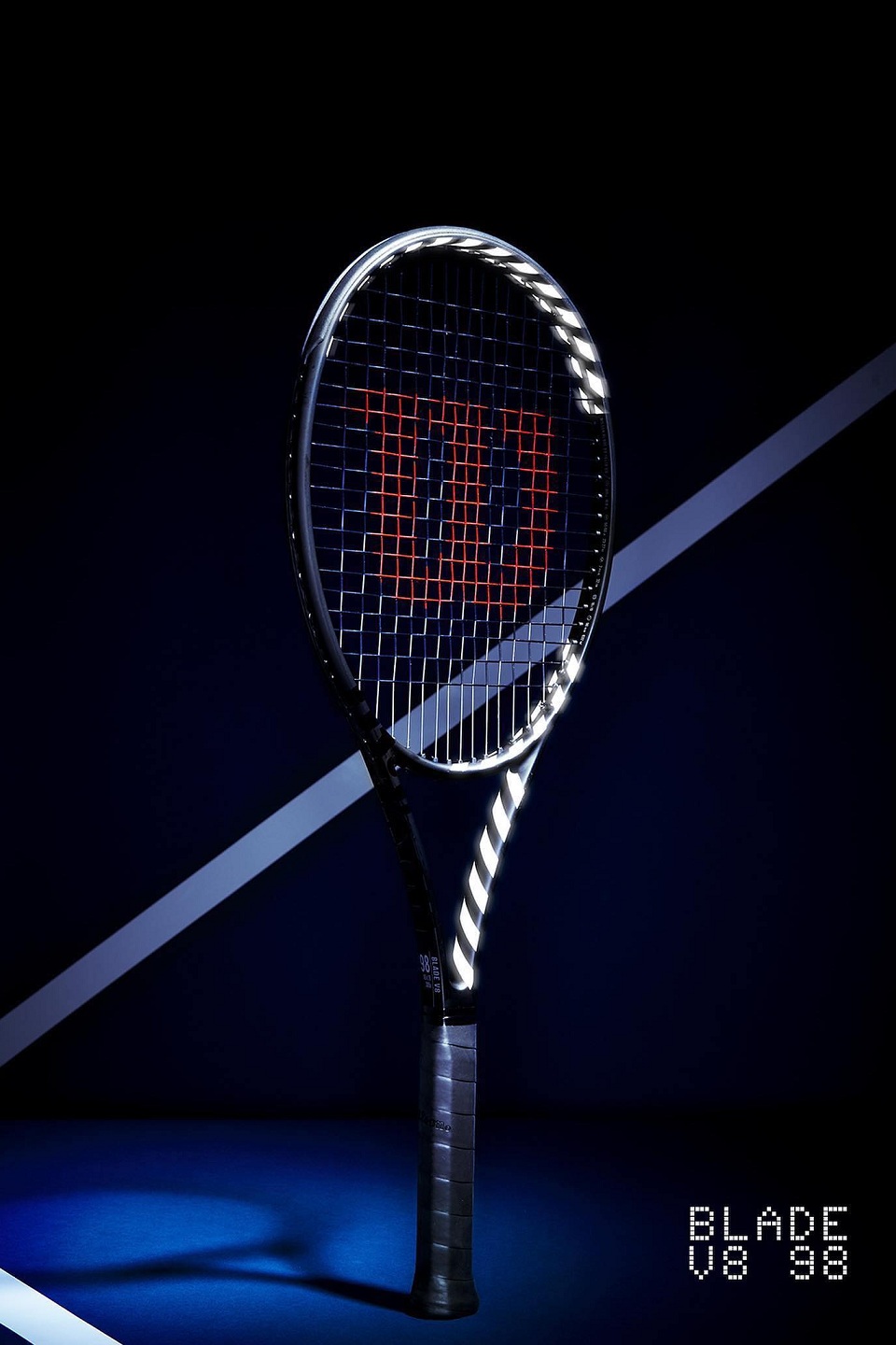 WİLSON - Wilson Blade 16x19 V8 Night Session Tenis Raketi