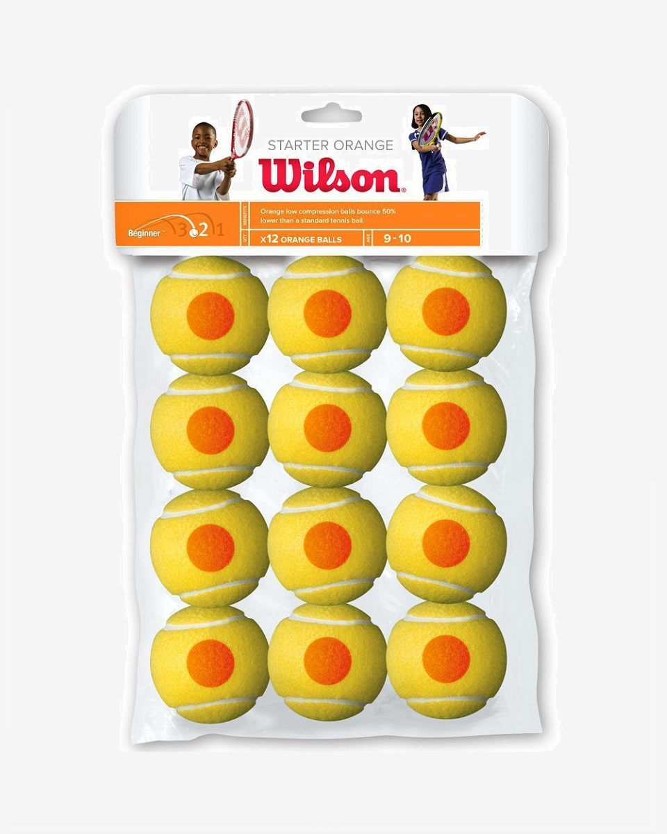 WİLSON - Wilson Starter Orange Tenis Topu 12'Li (9-10 yaş)