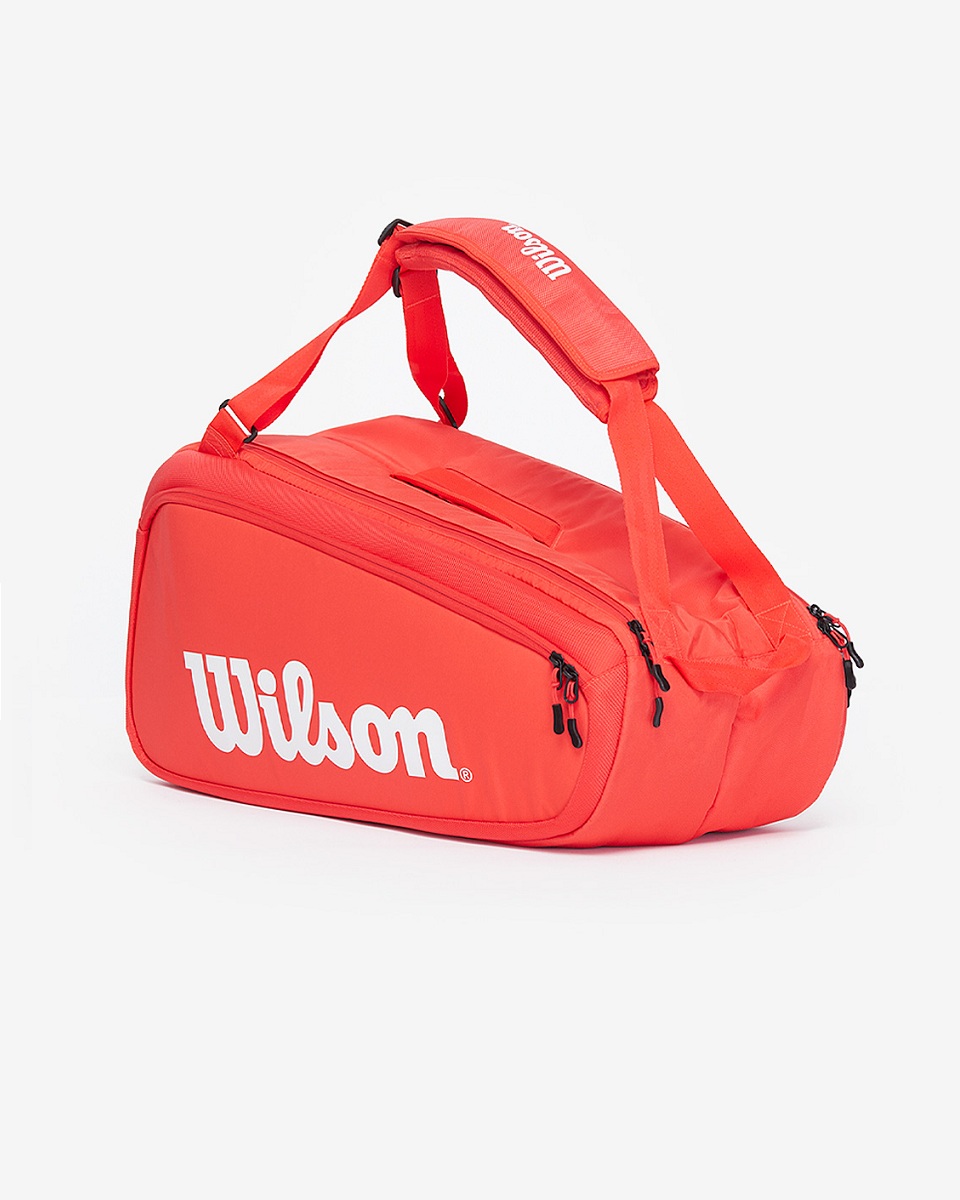 Wilson Super Tour Pro Staff 9 Pack Tennis Bag Kırmızı