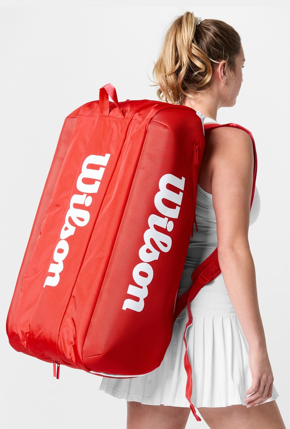 Wilson Tenis Çantası Super Tour Wilson Red 15PK 2025 Red